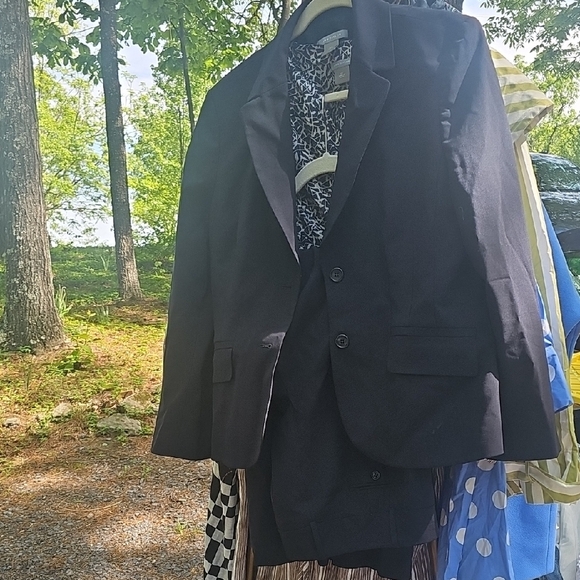 Ann Taylor Wool Suit And Silk Blouse Size 14 - Picture 1 of 5